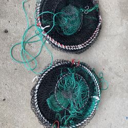 Two Like New Crab Traps 