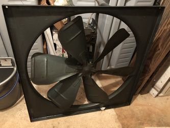 Industrial shop / warehouse / farm wall mount fan
