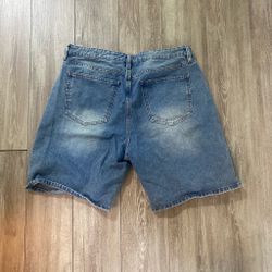 Men's Blue Denim Jean Shorts