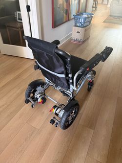 Foldable personal electric transport chair.