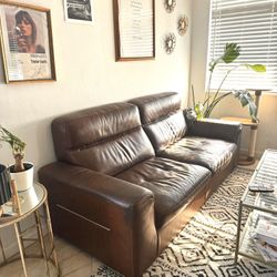 Brown Leather couch