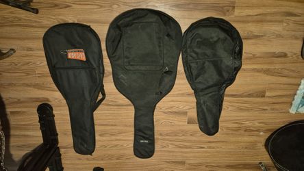 3 Soft Guitar Cases