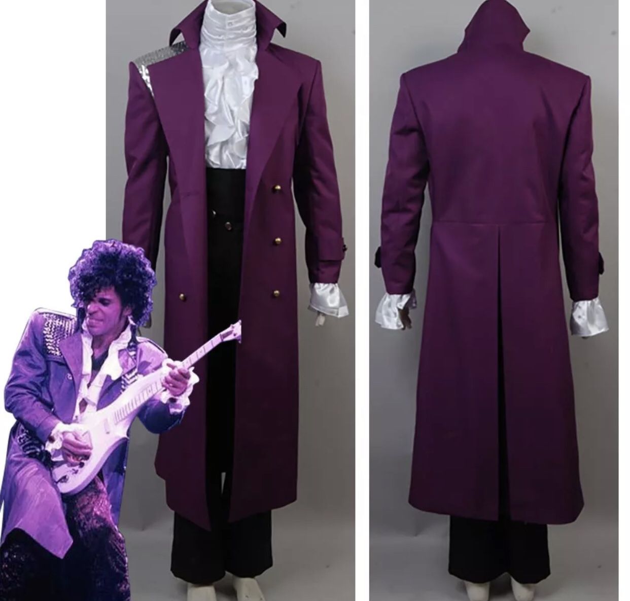 Prince Rogers Nelson Purple Rain Party Suit Outfit size medium, large