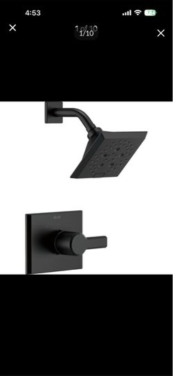 Delta Faucet Pivotal 14 Series Single-Function Shower 5-Spray H2Okinetic Shower