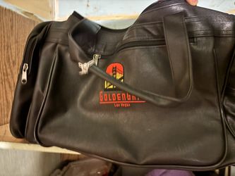 Golden Gate Leather Duffle Bag