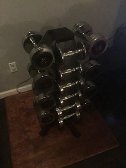Weider chrome dumbbells outlet
