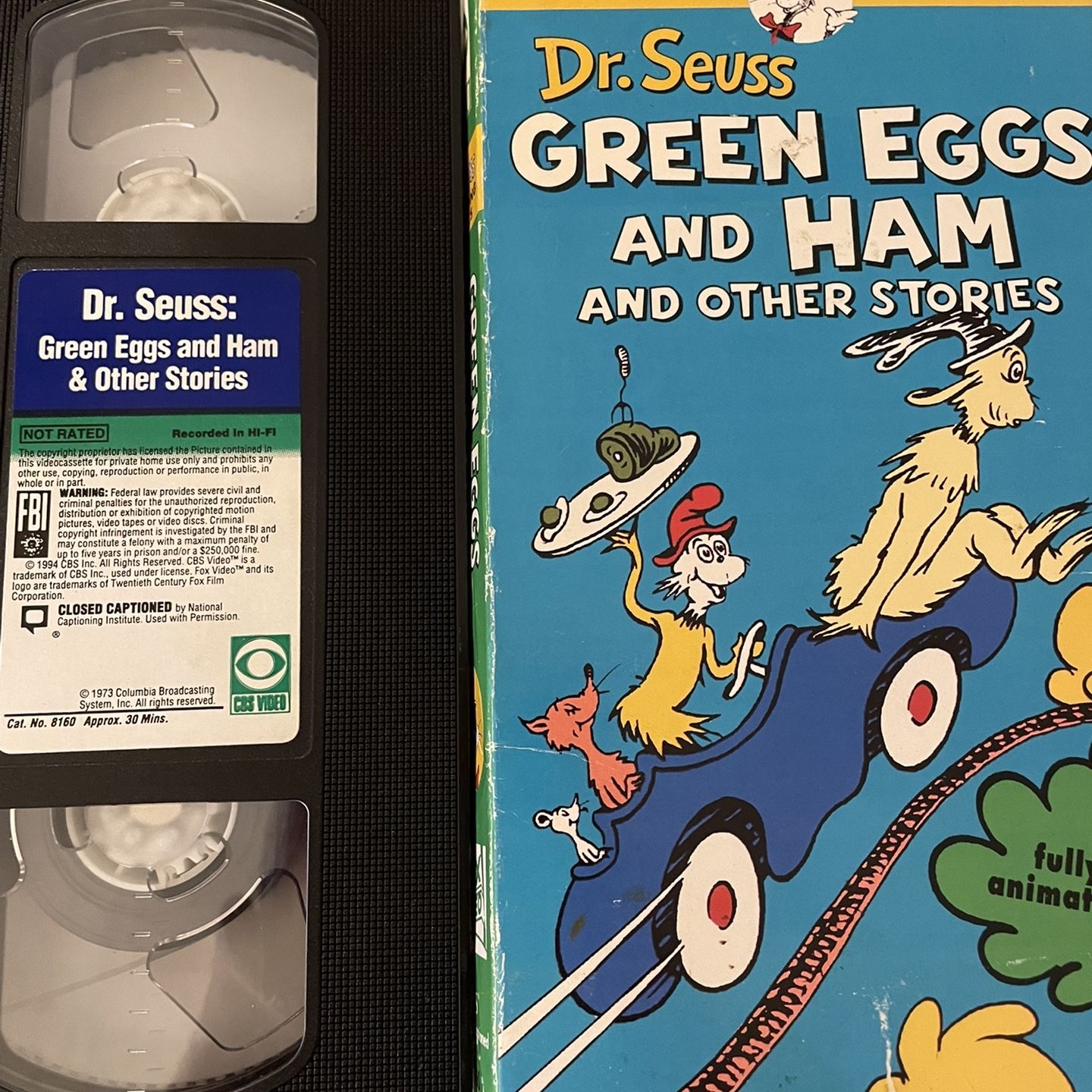 DR. SEUSS: GREEN EGGS AND HAM AND OTHER STORIES (VHS) for Sale in