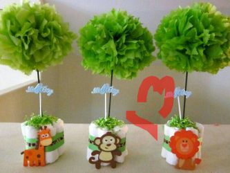 Baby shower centerpieces!!