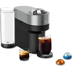 Nespresso Vertuo POP+ Deluxe Coffee and Espresso Machine by Breville Open Box