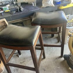 Pair Of Two Barstools 