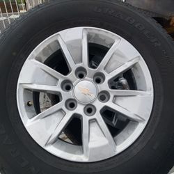 17 New Rims W Tires For 2024 Silverado 0 Miles