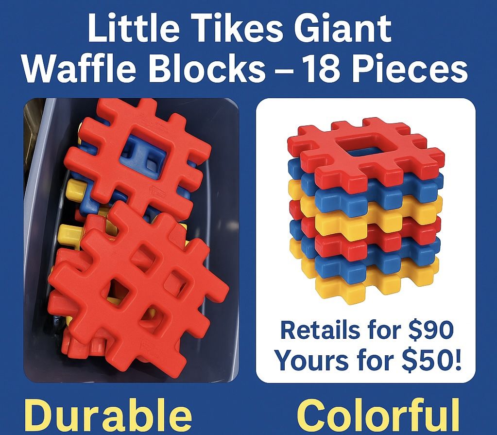 Little Tikes Giant Waffle Blocks