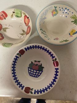 Ceramic bowls