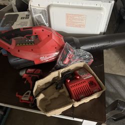 Milwaukee Blower And Impact Driver 