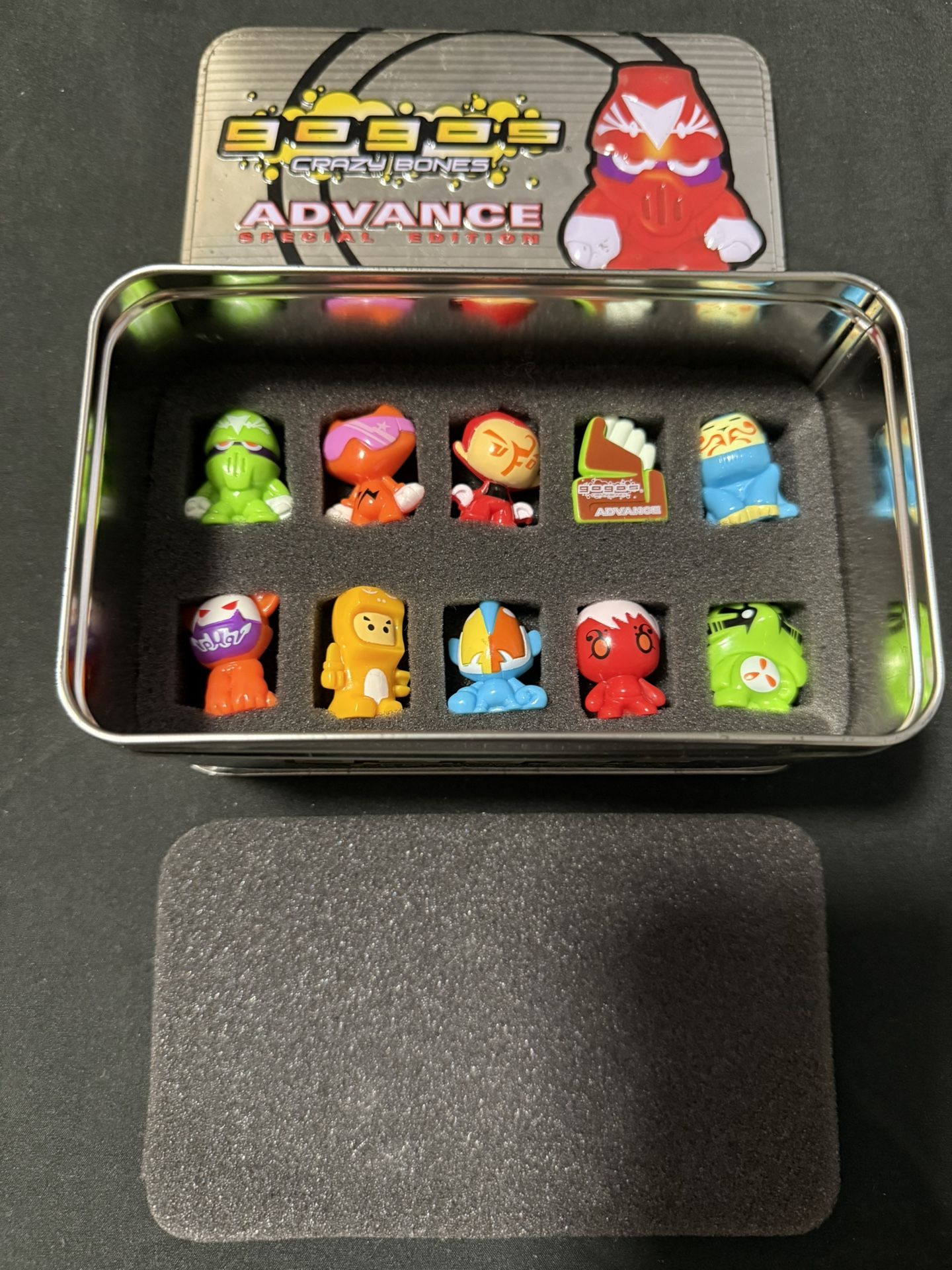 Crazy Bones Series 1/Advanced Series. 2 Tins Plus Lot