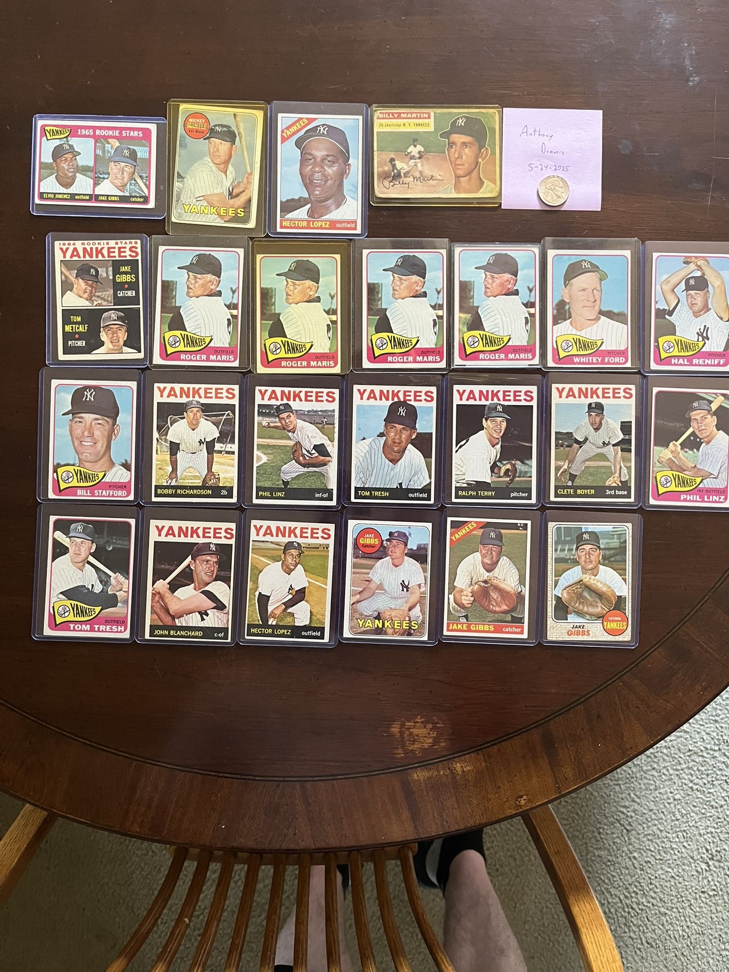 Yankees 1960s Card Lot