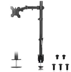 Single monitor desk mount