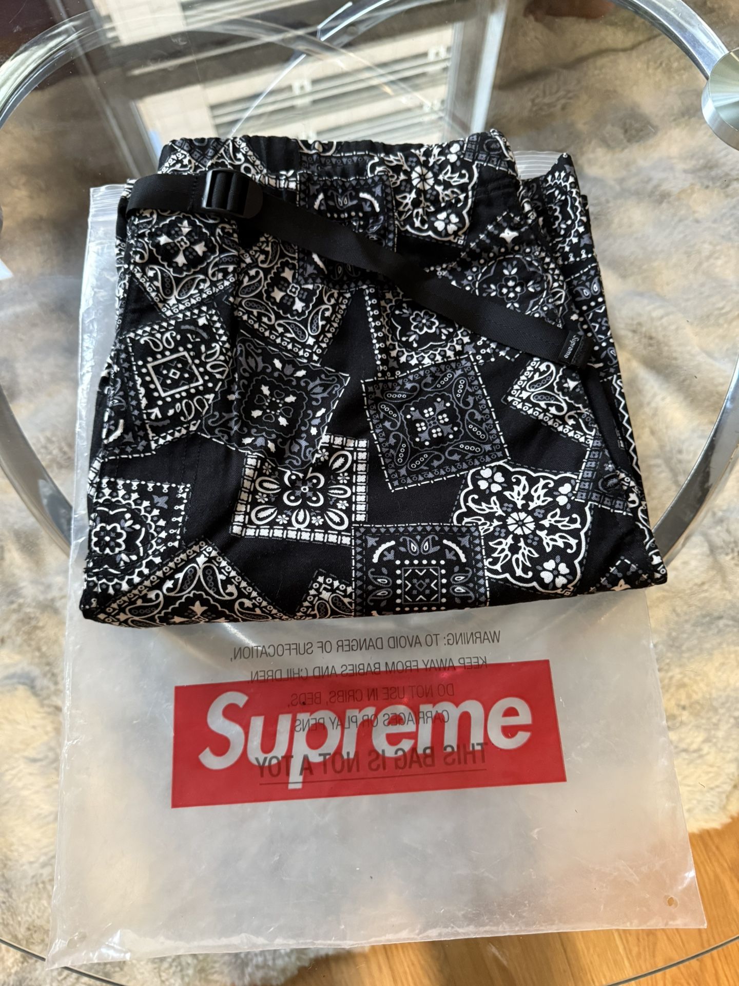Supreme Bandana Belted Short