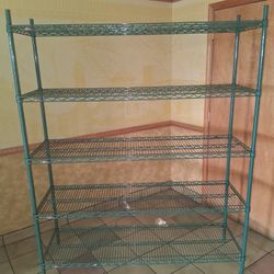 Green  Wire Shelf  60x18x75
