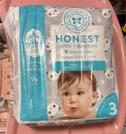 Honest diapers size 3 (27) ct