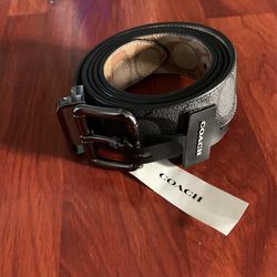 New Coach Belt With Tags 