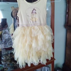 Disney Princess Yellow Dress Size 4T