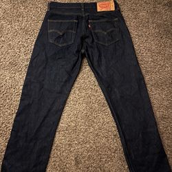 Levi Studios 501 W33 L30 colored Denim Blue