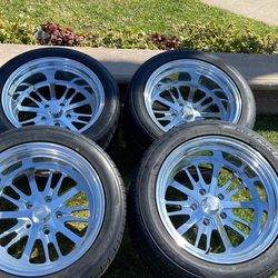 Intro Raider Wheels 17x11 With Toyo Extensa 315/35/17 Tires For Obs Or C-10