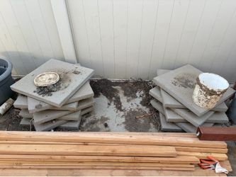 Cement step stone