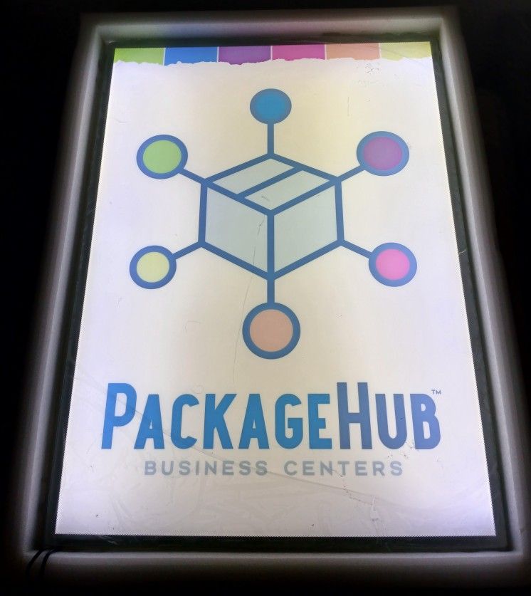 Package Hub ULTRA THIN LED WINDOW SIGN