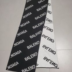 NWT!  Balenciaga Double Side Scarf