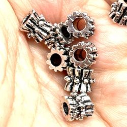 Lot Of Decorative Spacer Beads 