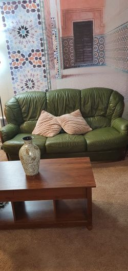 FREE Italian Sofa Set With End Table