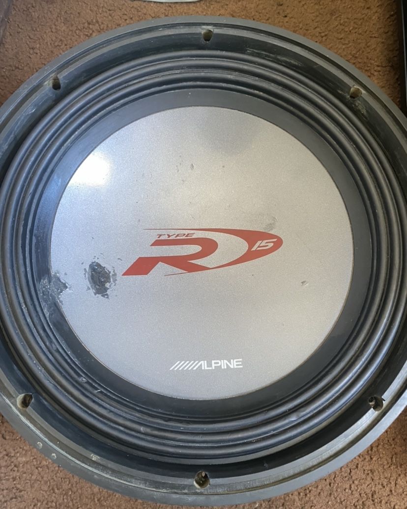 Alpine Subwoofer Type R 15”