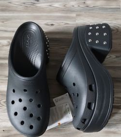 Croc's Platform Chunky Heels 