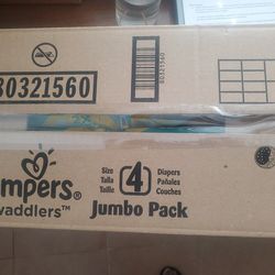 Size 4 Swaddlers Pampers. Pampers Brand