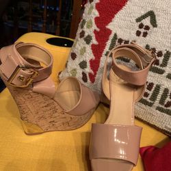 So 🔥♥️❤️ Need Some Sexy Shoes Fun❣️❤️‍🔥❤️Nude Color Wedges BRAND NEW