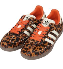 Leopard Adidas Sambas 9.5