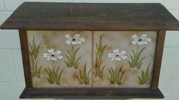 Wooden Box W Tiles Household In Charleston Sc Offerup