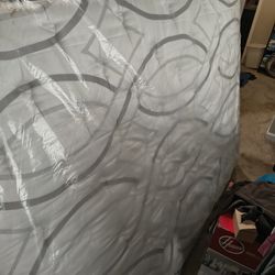 For Sale Original Mattress Factory Queen Size Mattress Still In The Plastic. And 55"Philips TV With Remote 500.00