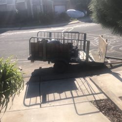 Landscaping trailer 12’ x 41” and it’s green