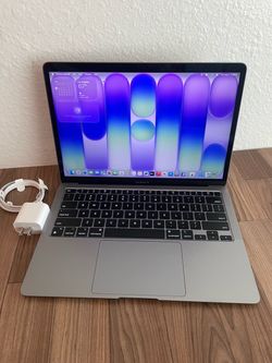 MacBook Air 13 (M1 chip / Latest OS 26 Tahoe) 8GB Memory Good Laptop (100% Battery)