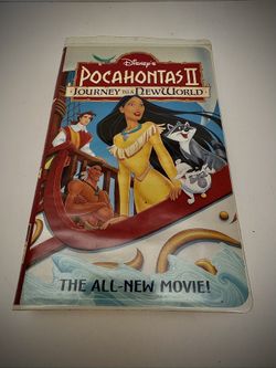 Pocahontas II: Journey to a New World (1998) VHS – Classic Disney Sequel!