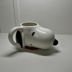 Peanuts Snoopy Sculpted Head Ceramic Mug 15oz. Coffee/Tea Cup Planter 2015