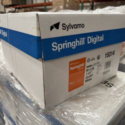 8 Cases Springhill White 8.5” x 14” Cardstock Paper, 110lb, 199gsm – Premium Heavy Cardstock, Printer Paper with Smooth Finish for Greeting Cards, Fly