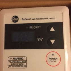 Rheem UMC-117 new in box tankless water heater temperature control