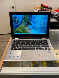 Dell Inspiron 11 300 series 11-inch Intel R pentium CPU N3530. @ 2.16 GHZ 8GB RAM 500 GB HARD DRIVE  Windows 10 pro TOUCHSCREEN  NO TRADES. Pick up on