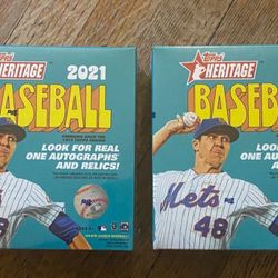 2021 Topps Heritage Baseball Wal-Mart Exclusive Mega Box -Factory Sealed-