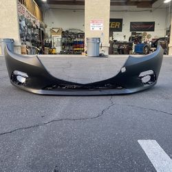 Front Bumper Cover For 2014-2016 Mazda 3 Sport Primed