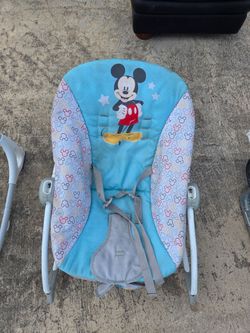 Disney Mickey Mouse Infant Rocker / Bouncer Seat